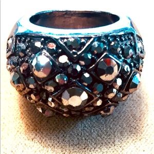 Black Tanzanite Ring